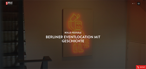 Screenshot der Website Fuchsberge-Eins